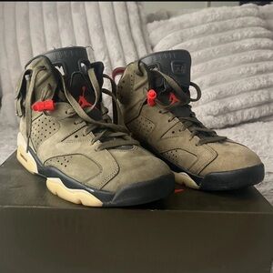 Jordan 6 Travis Scott Olive green